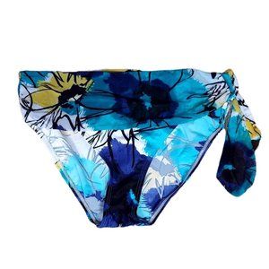 💖💖NWT BE CREATIVE MULTI FLORAL HIGH WAIST BIKINI BOTTOMS (12)